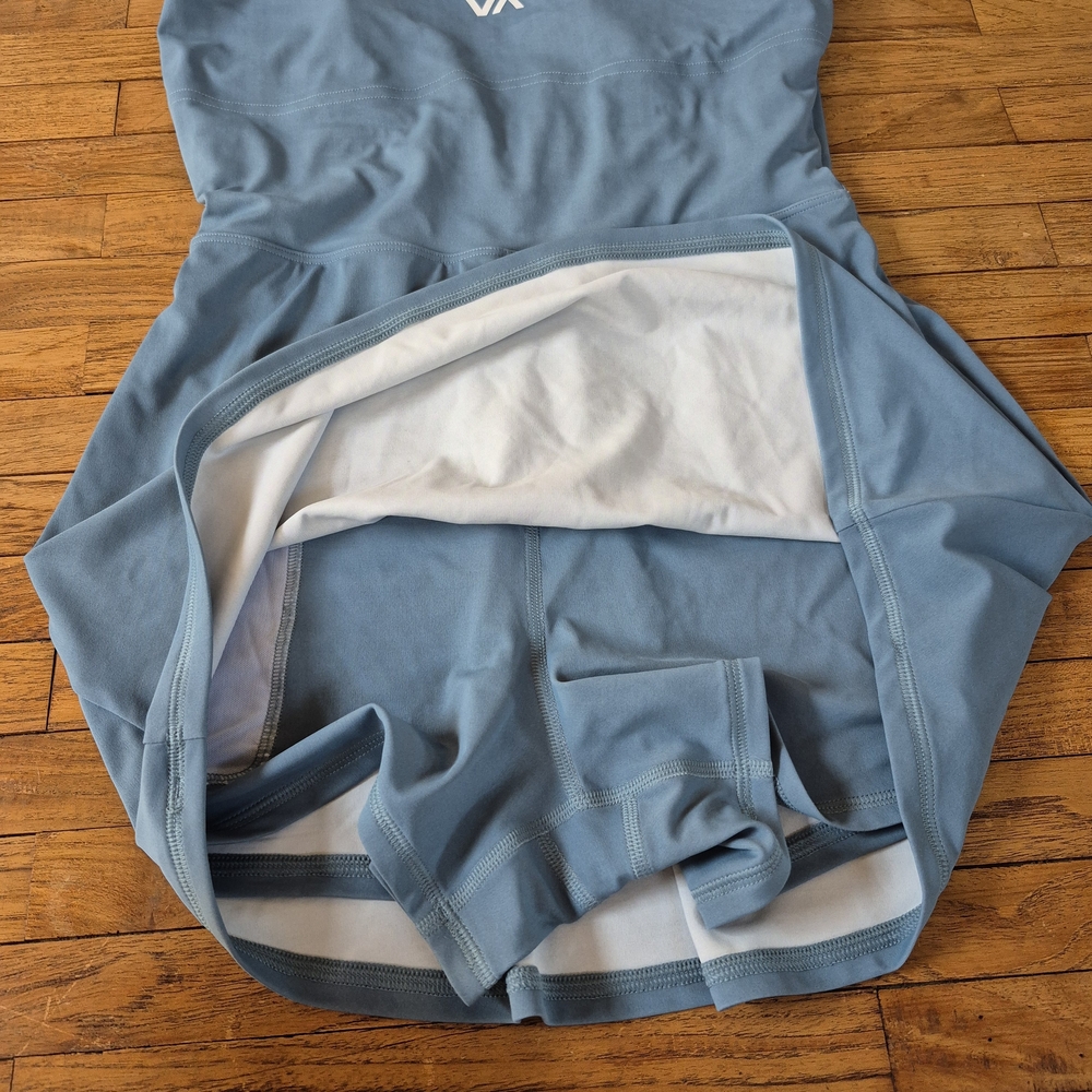 RVCA Blue Tank Top Sports Dress - Picture 2 of 4